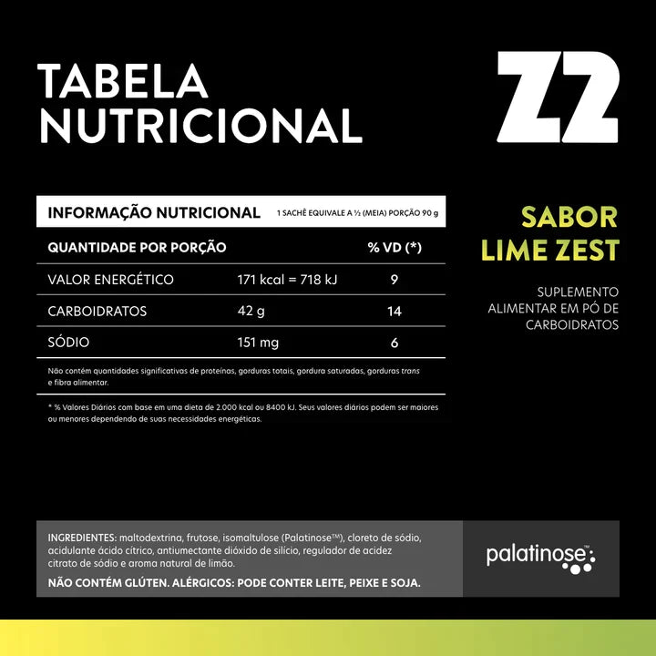 Intra-Treino Power Powder Z2 Lime Zest | Sachê 45g